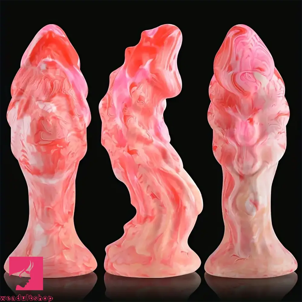 7.1in Soft Silicone Fantasy Fire Feeling Monster Dildo For Women Sex