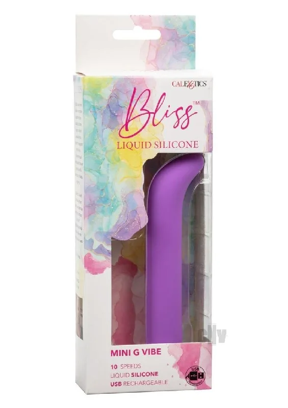 Bliss Liquid Silicone Mini G Vibe Purple