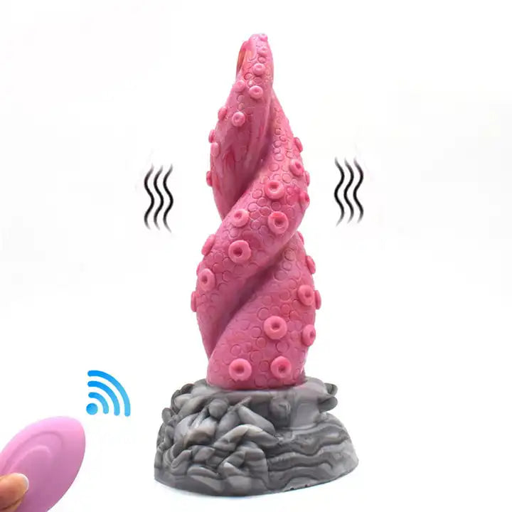 Vibrating Silicone Gory Tentacle Dildo