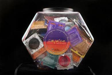 Impulse Assorted Condom Fish Bowl - 120 Count