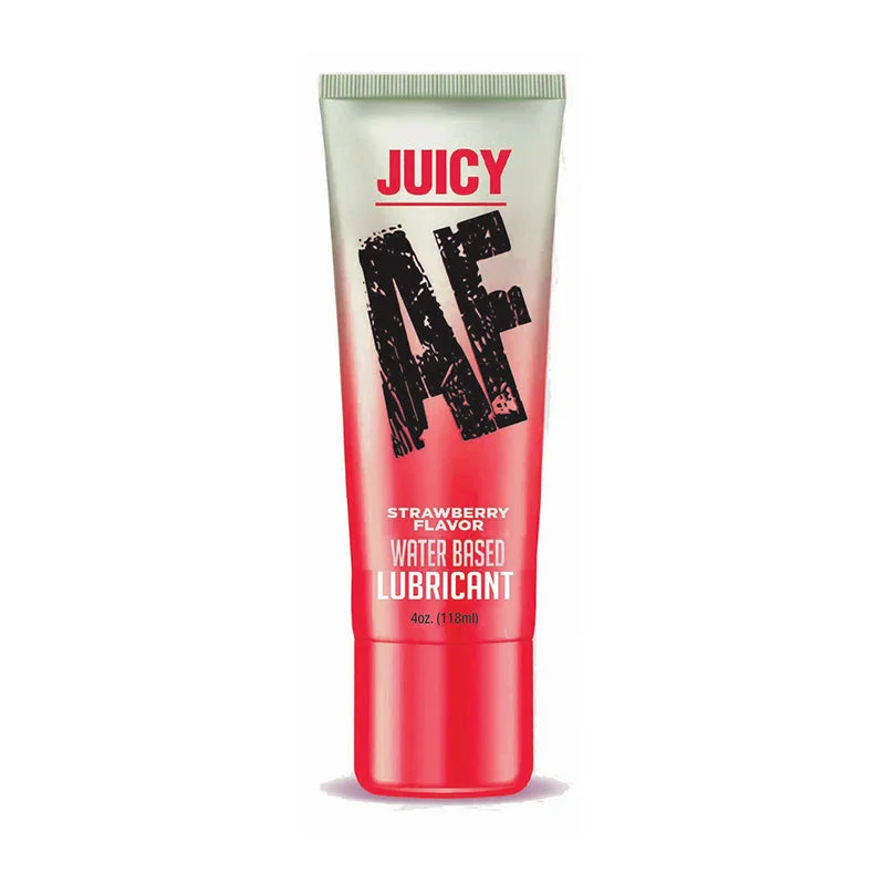 Juicy AF Water Based Lubricant Strawberry 4 oz.