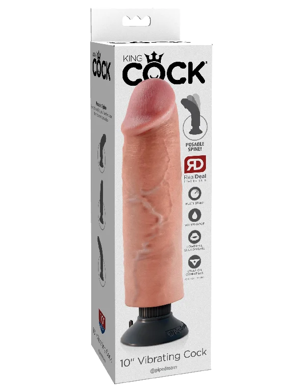 King Cock 10 inch Vibrating Cock