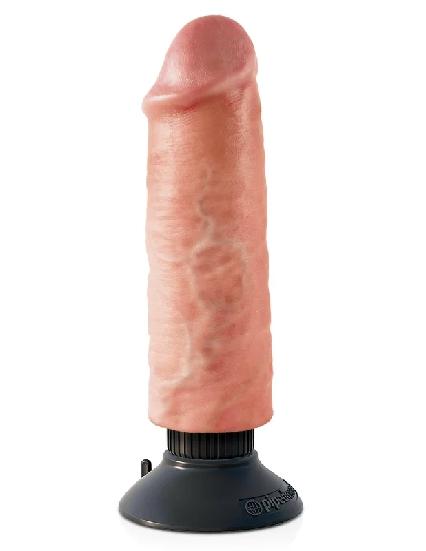 King Cock 6-Inch Vibrating Cock - Light