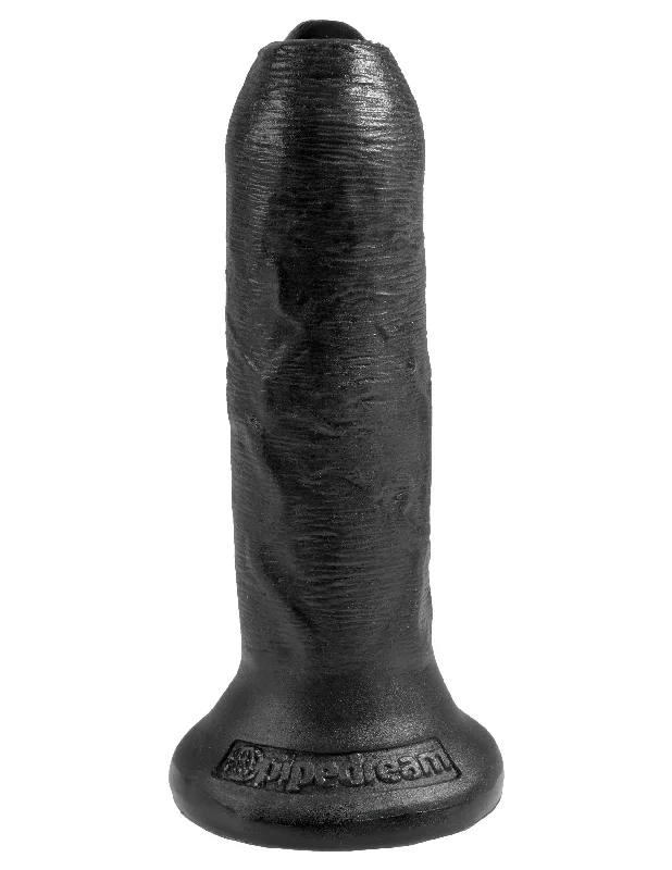 King Cock 6" Uncut - Black