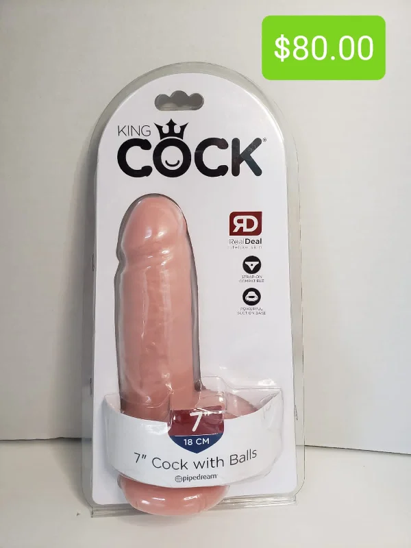 King Cock 7 inch Cock with Balls