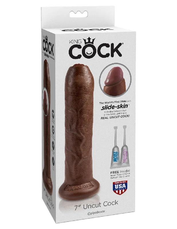 King Cock 7" Uncut - Brown