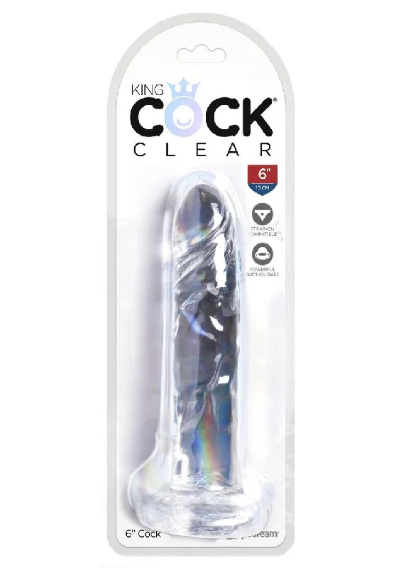 King Cock Clear 6" Dildo