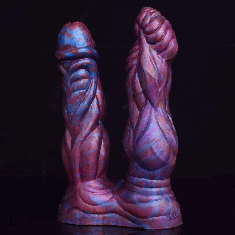 👾 Lydian - Double Penetration Ribbed Alien Butt Plug