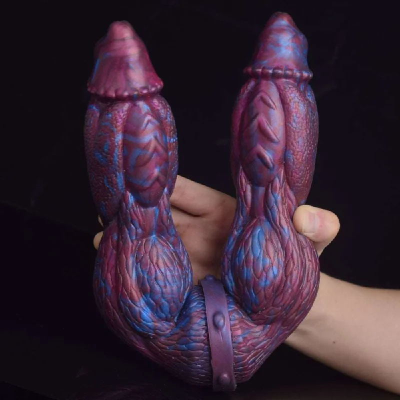 👿 👾 16.9-Inch EUDORA - Huge Monster Double Ended Alien Dildo