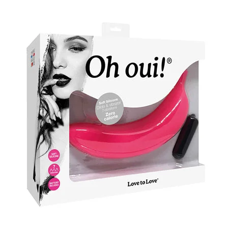 Oh Oui Banana by Love to Love - Danger Pink