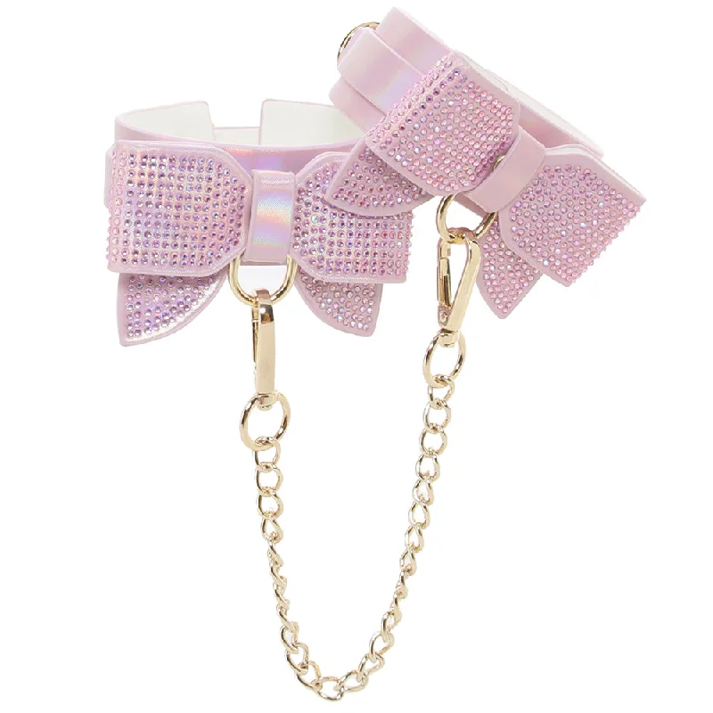 Ouch! Paris Collection Leg Cuffs in Pink