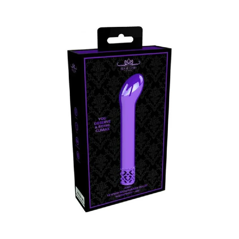 Royal Gems - Jewel - Abs Rechargeable Bullet - Purple