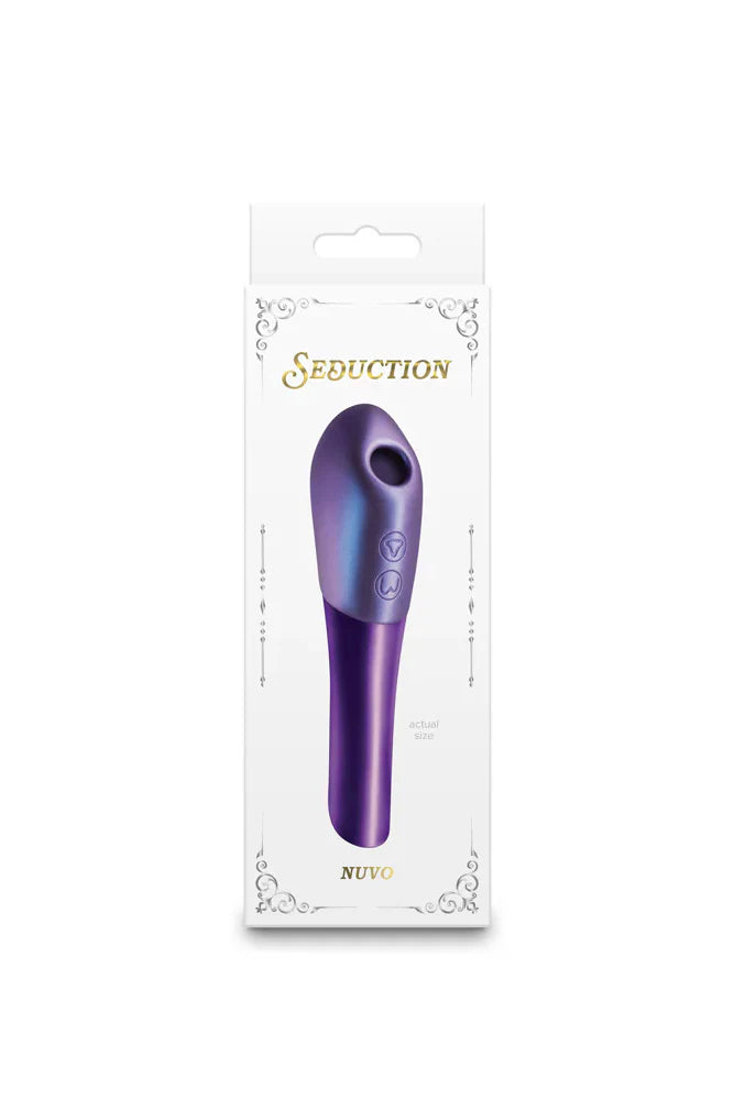 Seduction ''Nuvo'' Air Pulse Clit Sucker -Metallic Purple