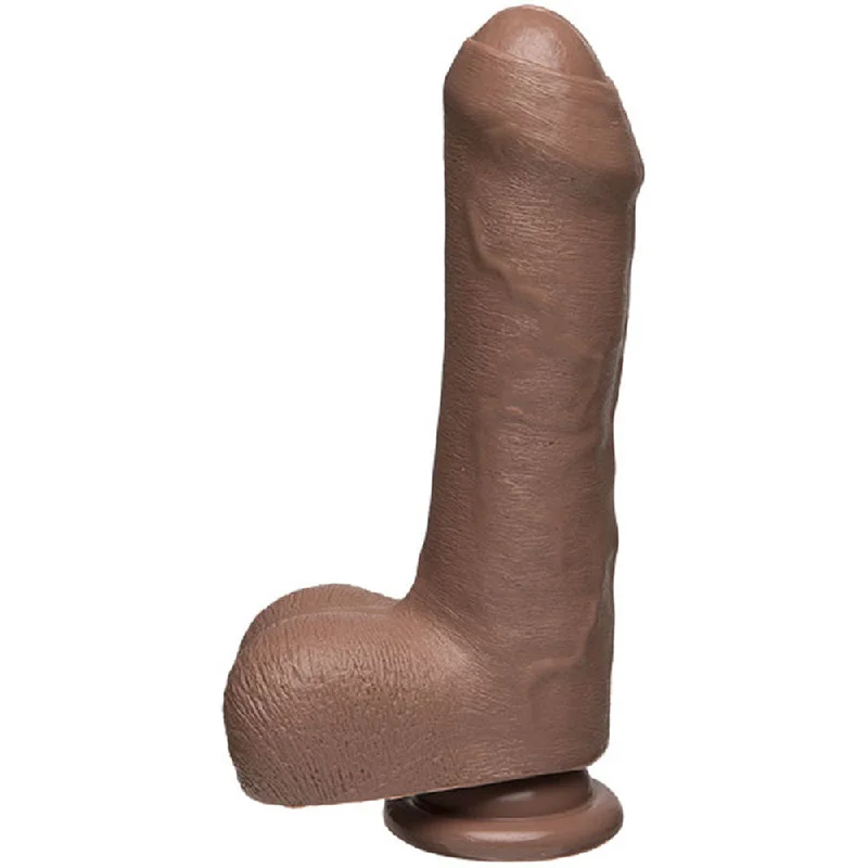 The D - Uncut D - 7 Inch With Balls - Firmskyn -  Caramel