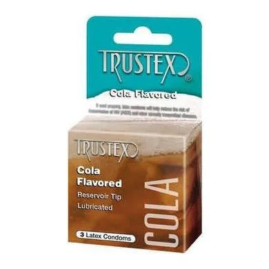 Trustex Cola Lubricated Condoms - 3 Pack