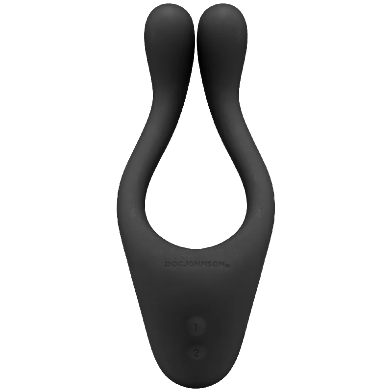 Tryst Multi Erogenous Zone Silicone Massager - Black