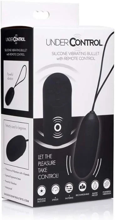 Under Control Silicone Vibrating Bullet w/ Remote