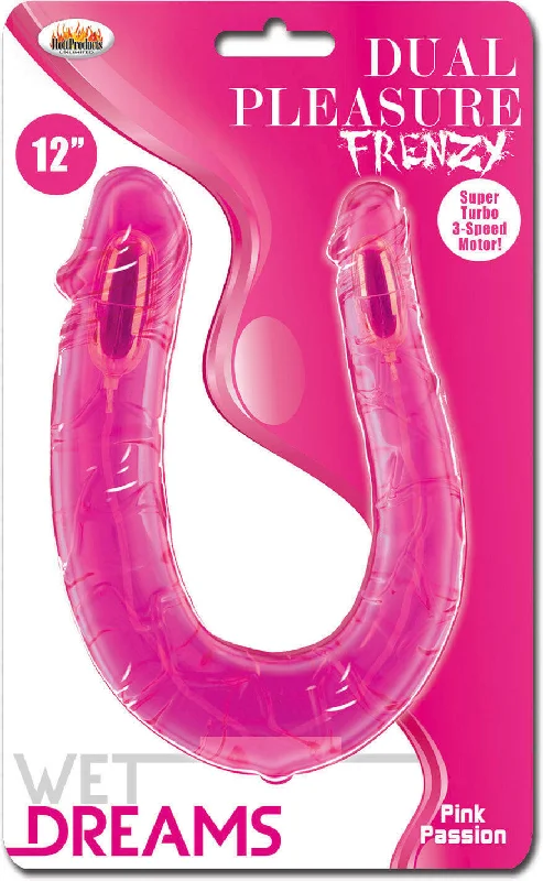 Wet Dreams Dual Pleasure Frenzy - Pink Passion