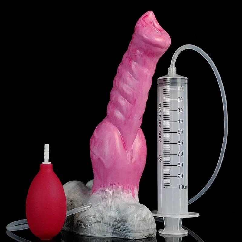 🐺 10.4-Inch Fenrir - Oversized Squirting Wolf Dildo, Huge Fantasy Sex Toy