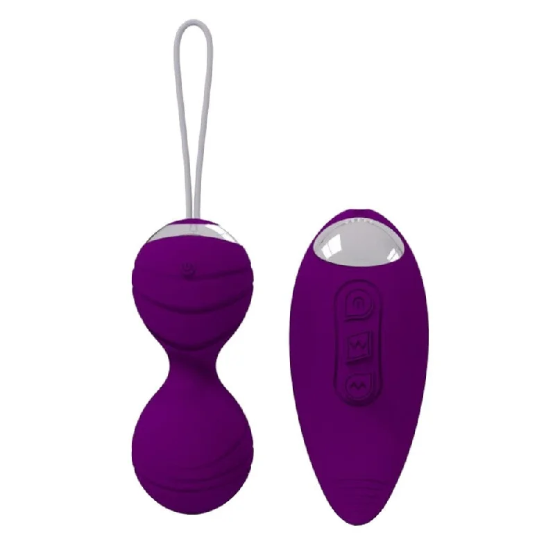 10-speed Rechargeable Vibrating Kegel Balls 2pcs Set|/|