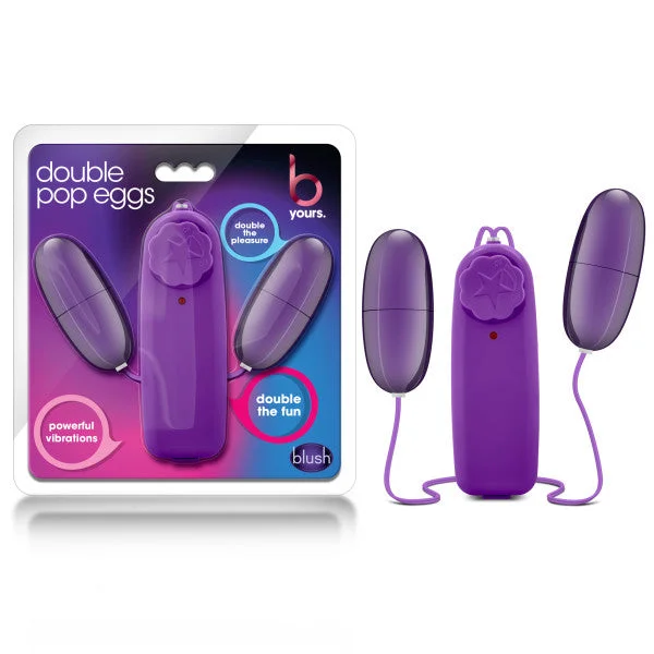 B Yours Double Pop Egg Vibrator Purple