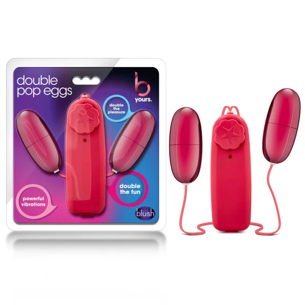 B Yours Double Pop Egg Vibrator Red