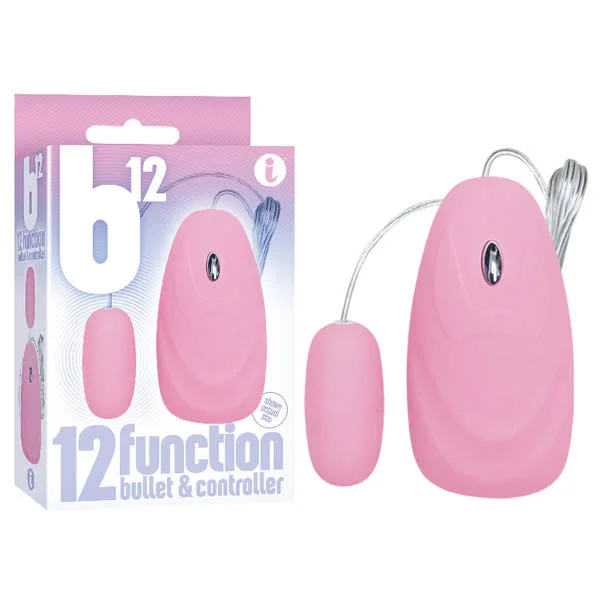 B12 - Pink 12-Function Bullet Vibrator