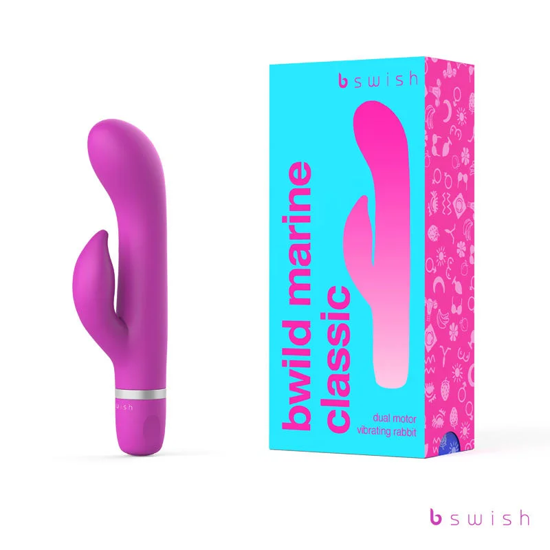 Bwild Classic Marine - Cerise Rabbit Vibrator