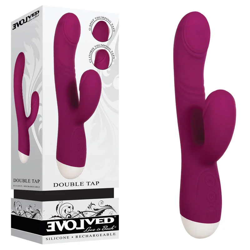 Evolved Double Tap G-Spot Rabbit Vibrator