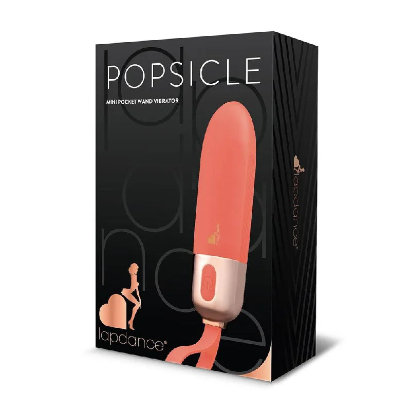 LAPDANCE Popsicle Mini Pocket Wand - Pink 12 cm USB Rechargeable Bullet