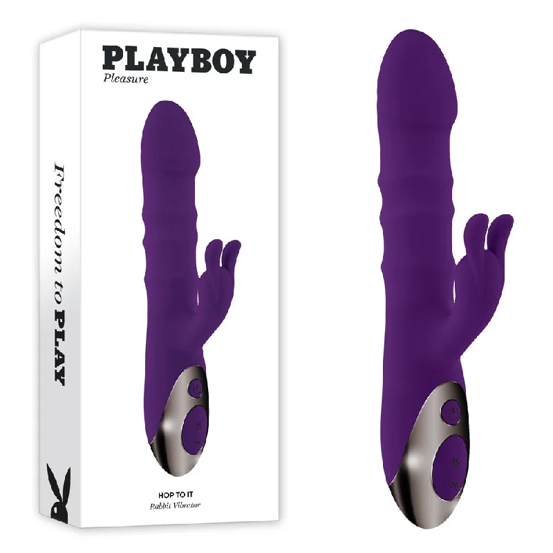 Playboy Pleasure HOP TO IT Thrusting Rabbit Vibrator