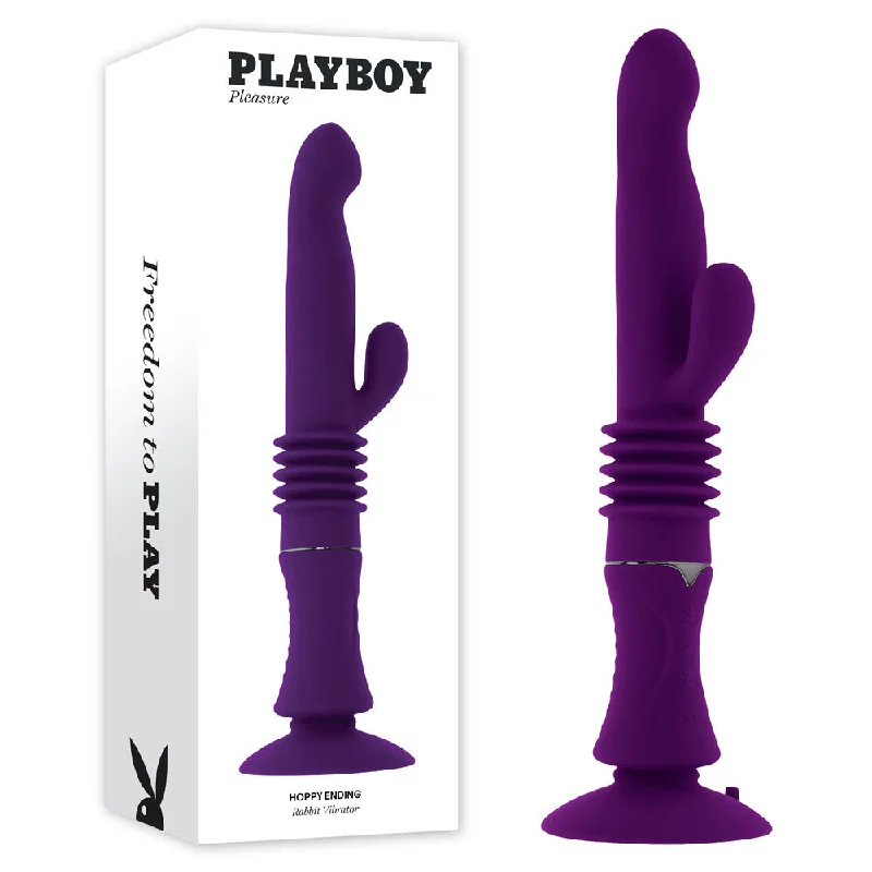 Playboy Pleasure HOPPY ENDING Thrusting Rabbit Vibrator