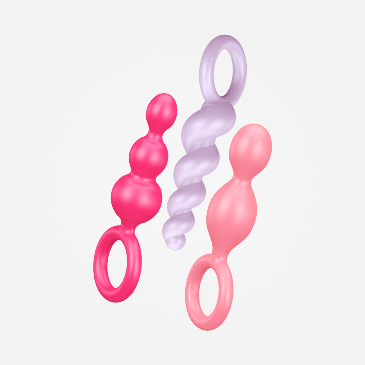 Booty Call - Pastel Non-Vibrating Anal Plug Set