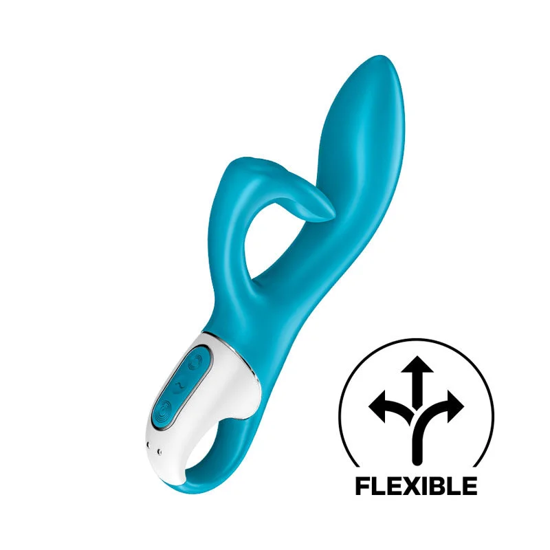 Satisfyer Embrace Me Rabbit Vibrator - Turquoise