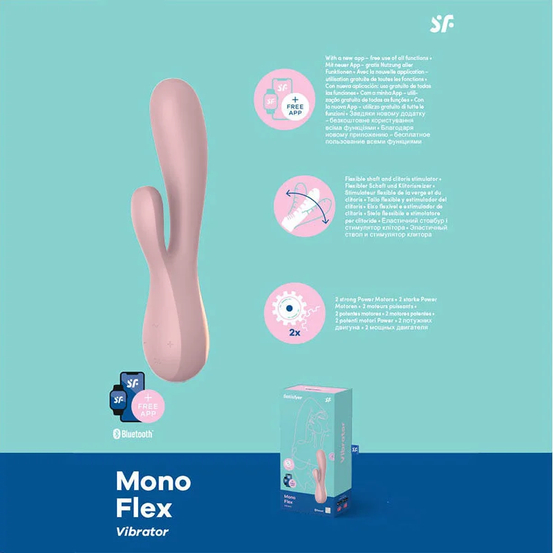 Satisfyer Mono Flex Pink Rabbit Vibrator