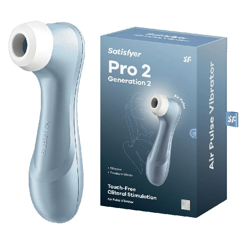 Satisfyer Pro 2 - Blue - Touch-Free USB-Rechargeable Clitoral Stimulator