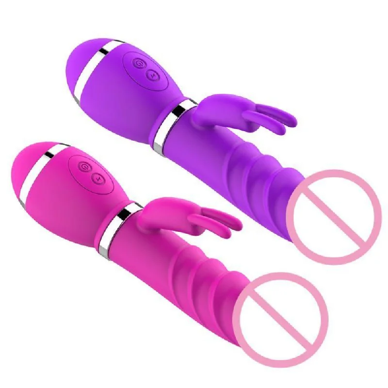 Sensual Bunny G-spot Clit Quiet Vibrator|/|Rabbit Jack Ears Rabit