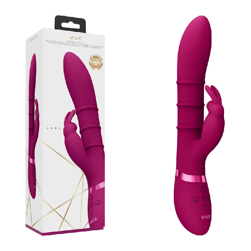 VIVE Sora G-spot Rabbit Vibrator - Pink