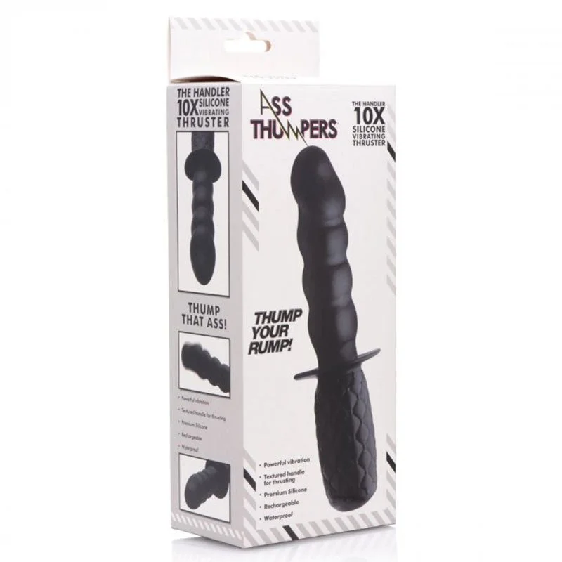 Ass Thumpers The Handler 10x Silicone Vibrating Thruster