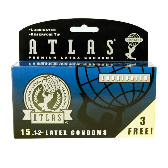 ++Atlas Lubricated Condoms (15Pk)