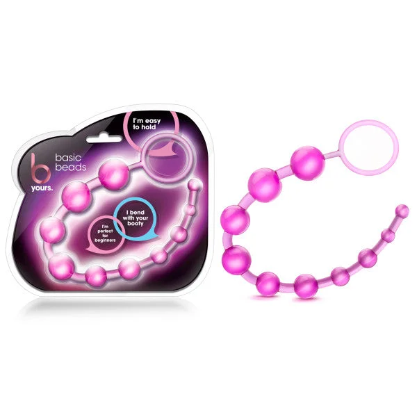 B Yours Basic Beads Anal Beads Pink