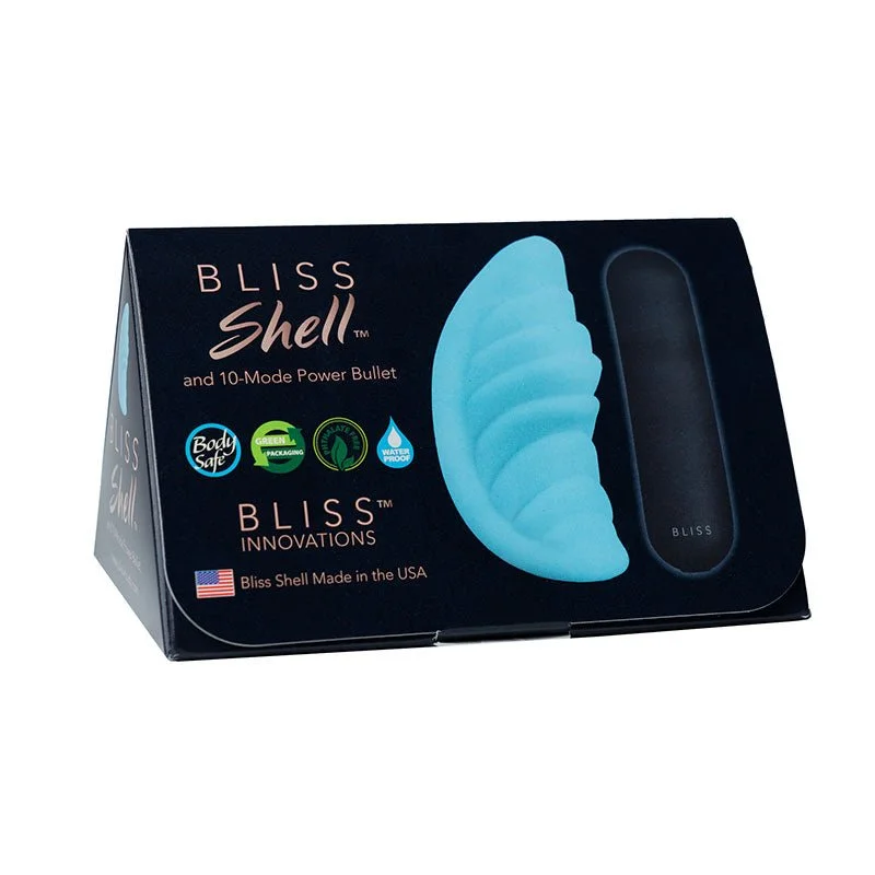 Bliss Shell With Rechargeable Bullet * Teal * 10 Function * Waterproof