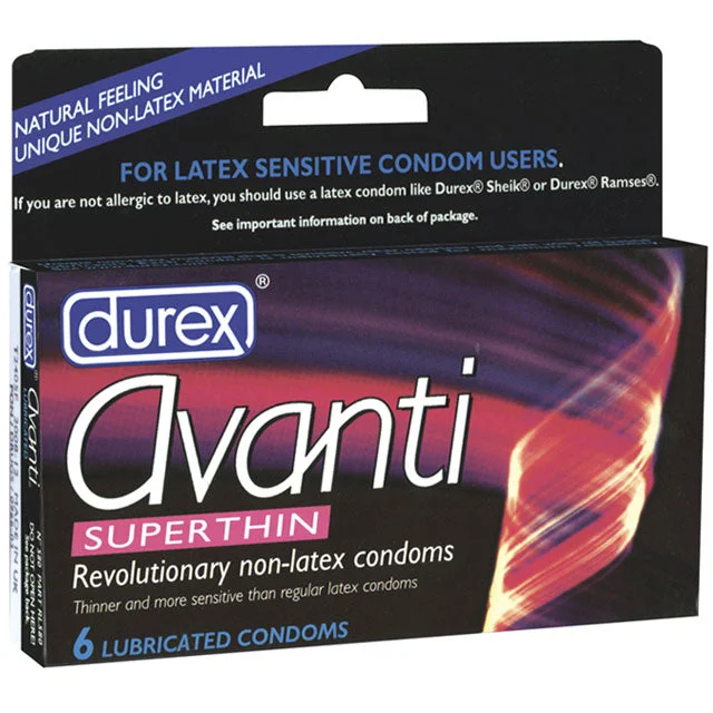 Durex Avanti SuperThin Non-Latex Condoms (12 pack)