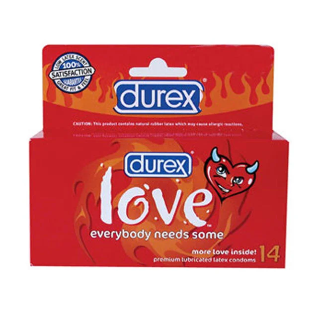 Durex Love Lubricated Condoms (14 Pack)