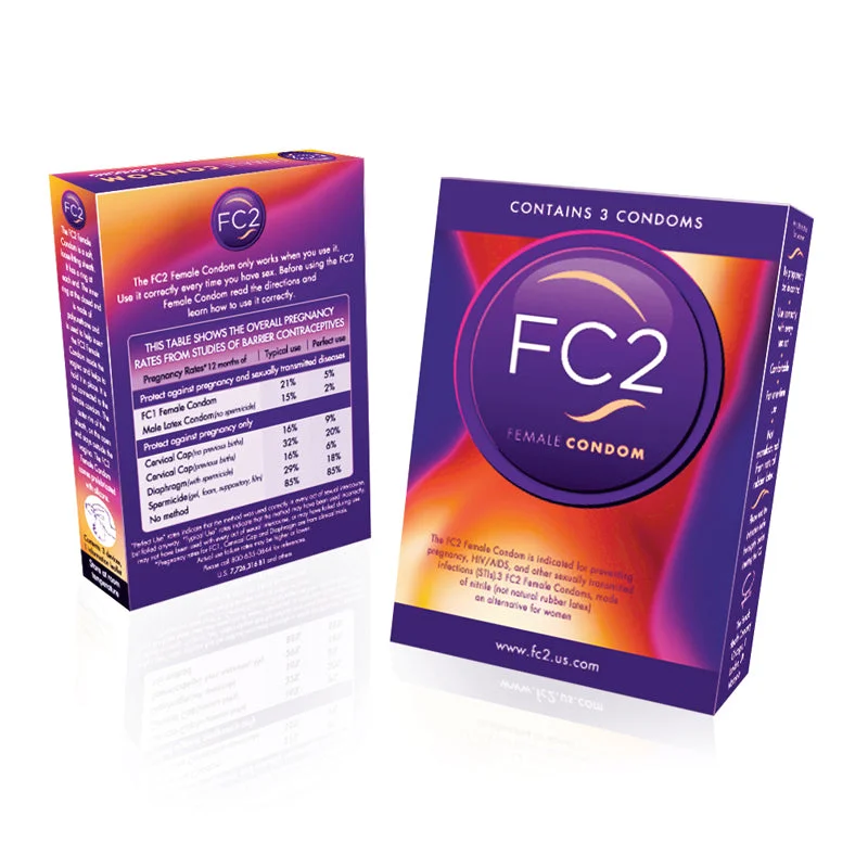 FC2 Female Condoms (3 pack)