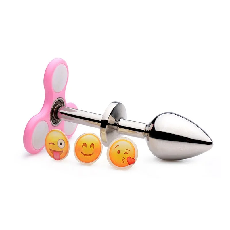 Frisky Happy-Ass Anal Plug Fidget Spinner