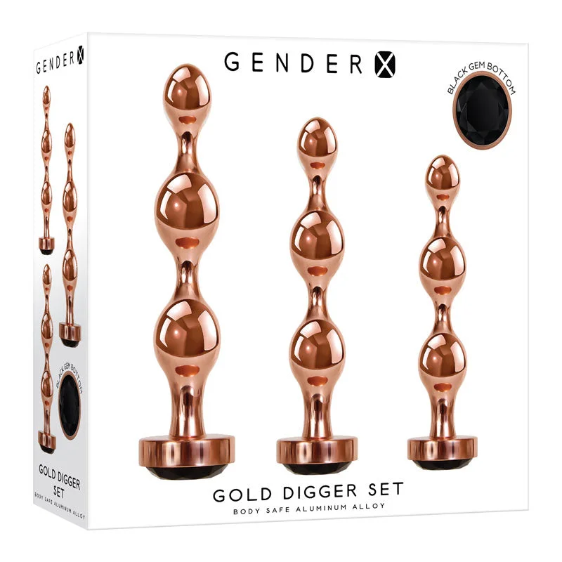 Gender X GOLD DIGGER SET BUTT PLUG