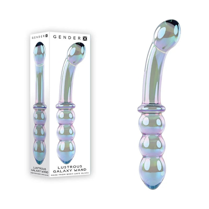 Gender X LUSTROUS GALAXY WAND GLASS DILDO