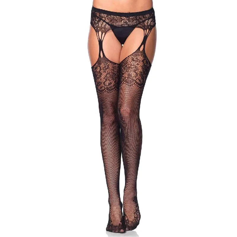 Iris Fishnet with Garter