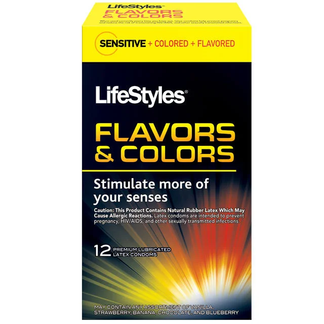 LifeStyles Flavors and Colors Latex Condoms (12 pack)